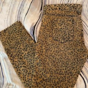 Free people printed jeans